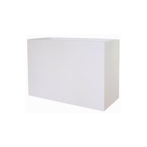 Fioriera rettangolare alta (100x40x70 cm) STYLE KUBEHIGH Bianco 2586 C2