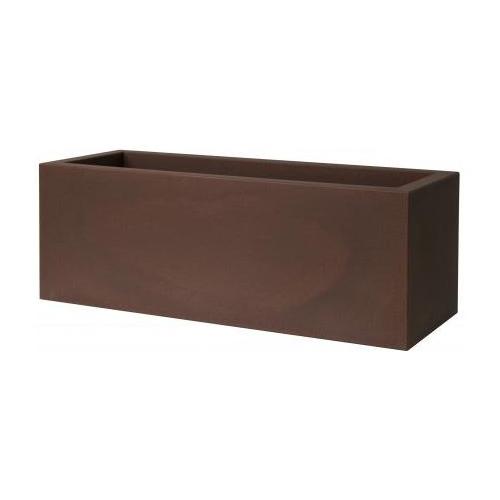 Fioriera (100x40x40 cm) STYLE KUBE Ruggine 2548 E5