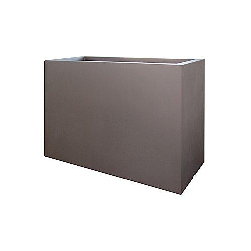 Fioriera rettangolare alta (100x40x70 cm) STYLE KUBEHIGH Grigio tortora 2586 G9