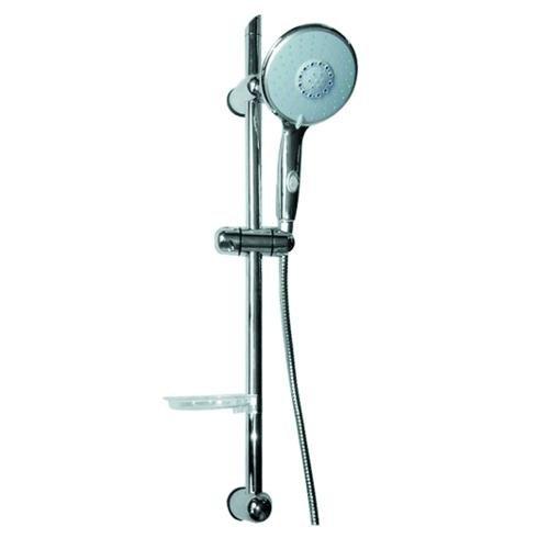 Set saliscendi con doccia Con portasapone SAMBA Cromo G1518CR