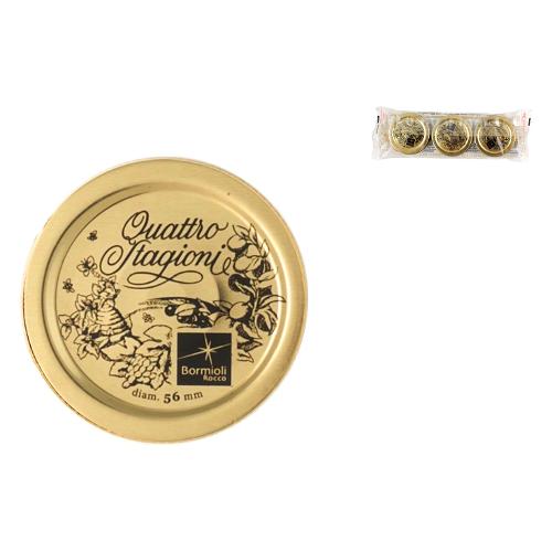 Coperchio 56mm Quattro Stagioni - Confezione Da 3 Pezzi | Per Contenitori O Barattoli - Foto 5
