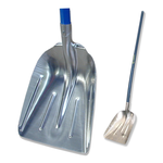 Pala da Neve in alluminio leggero con manico in faggio cm 130