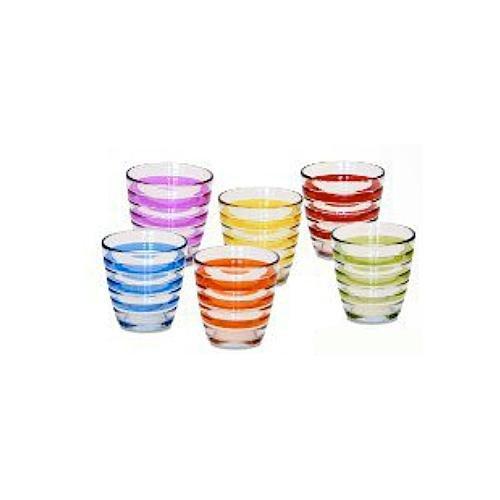 Set bicchieri Acqua 3 pz Vetro Alice Colori assortiti