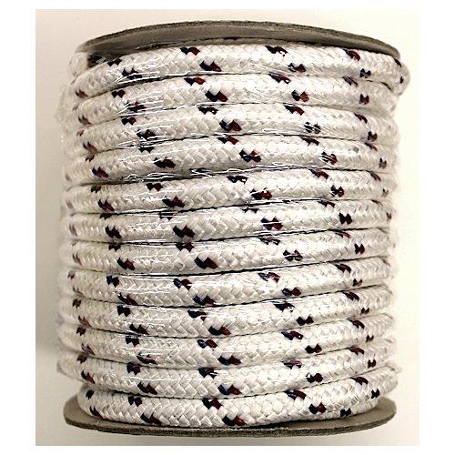 Cordino treccia Bianco e Rosso 8mm (1500 cm) 18641 08