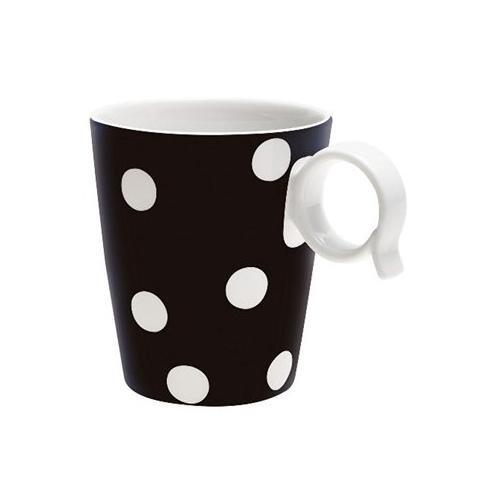 Tazza mug Porcellana FRESHNESS DOTS Nero A0600200
