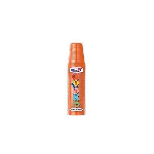 Bicchieri monouso COLORS Arancio 50pz 02543