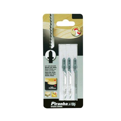 Set lame seghetto alternativo 3 pz (76mm) per legno PIRANHA X21043