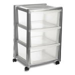 Cassettiera 3 cassetti Silver