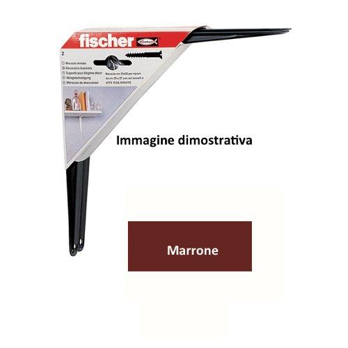Set reggimensole a squadra 2 pz (15x15cm) Marrone 509615