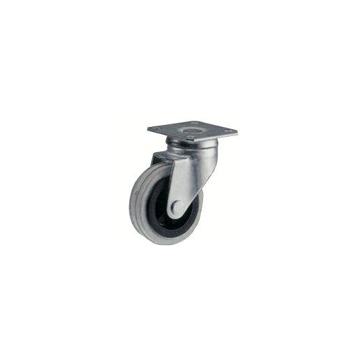 Ruote mobile piastra girevole zincato e grigio (5 cm) 2 pz 22790