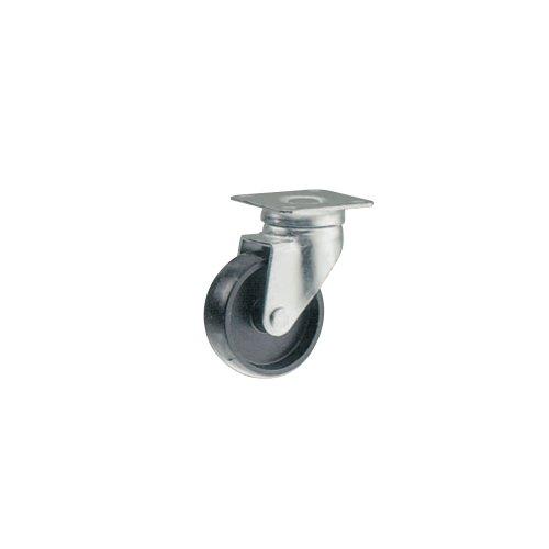 Ruote mobile piastra girevole zincato e grigio (6 cm) 2 pz 22742