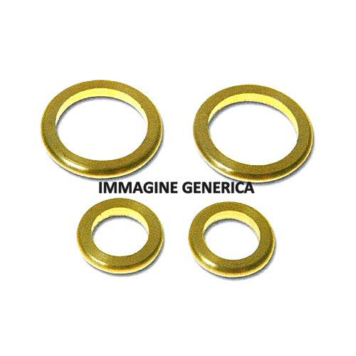 Set rondelle ottone alza porta (d.10 h.2 mm) 20 pz Ottonato lucido 25671