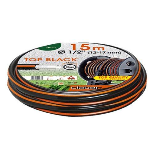 Tubo flessibile TOP BLACK nero 15 mt 1/2" 9037
