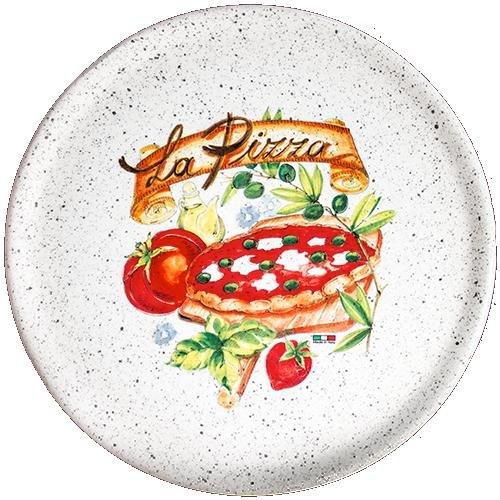 Piatto pizza D. 33cm Granito 11786