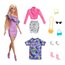Set bambola con 3 outfit completi BARBIE HYT61