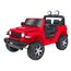 Auto elettrica Jeep Rubicon Wrangler 12V 7Ah Litio RC (126x70cm) ESPIDKO Rosso 42759