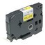 Nastro etichettatrice (24mm x 8m) Nero su Giallo P TOUCH TZ 651