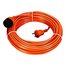 Prolunga elettrica arancio H05VV-F 2x1,5 mmq L. 20m 92833