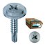 Viti autoperforanti-filettanti metallo DRILLEX zincato (19x4,2 mm) 500 pz DX194A420190C8C
