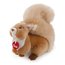 Peluche Scoiattolo Ginger (10x13x10cm) CLASSIC Ocra e Bianco TUD24224