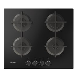 Piano cottura gas 4 zone ING 61T BK 1 Black (60cm)