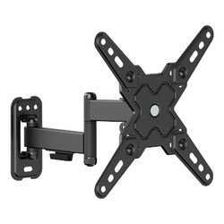 Supporto monitor TV parete ( 20 Kg ) VESA 200 x 200 3 snodi Black 17 99 1234