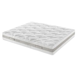 COMFORT ACTIVE Merino climatech Materasso una piazza Bianco (190x80x24cm)