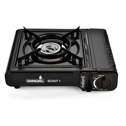 Fornello campeggio 1 Scout piezoelettrico 2100 W Nero