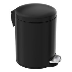 Pattumiera cucina (5Lt) a pedale con frizione Nero Art.12
