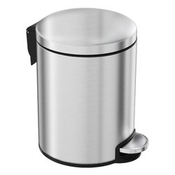 Pattumiera bagno (3Lt) a pedale con frizione Satinato Art.8