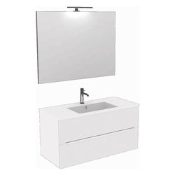 LINE 100 Bagno Bianco opaco (100cm)