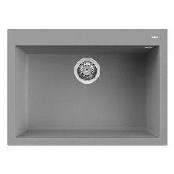 Lavello 1 vasca (70x51cm) QUADRA 120 Cemento Opaco LGQ12048