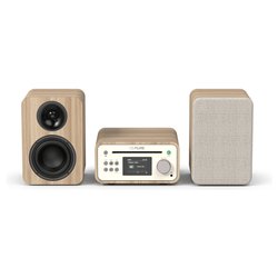 Compatto HI FI CLASSIC Stereo Mini Bluetooth Cotton White Oak 2x 20w 254591