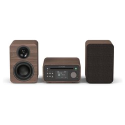 Compatto HI FI CLASSIC Stereo Mini Bluetooth Coffee brown e Walnut 2x 20w 254592