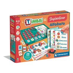 Gioco prescolare I Timbri dell'Alfabeto 4-6a SAPIENTINO 16693