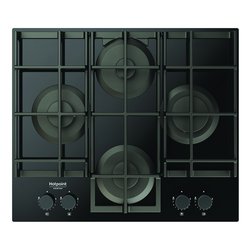 Piano cottura gas 4 zone HAGS 61F BK 1 Black (60cm)