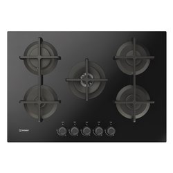 Piano cottura gas 5 zone ING 72T BK 1 Black (75cm)