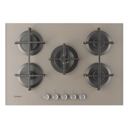 Piano cottura gas 5 zone ING 72T TD 1 Tortora (75cm)