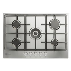 Piano cottura gas 5 zone THP 751 W IX I IT 1 Inox (75cm)