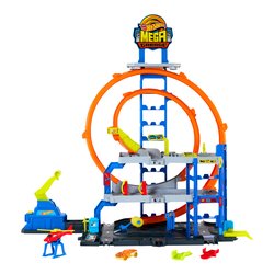 Garage Playset Mega Loop HOT WHEELS CITY JBM74