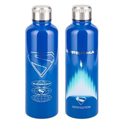 Bottiglia termica inox (500ml) Logo Metal DC COMICS SUPERMAN Blu PP14871SMT
