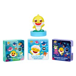 Set 3 storie e personaggio  Baby Shark Family STORY DREAM MACHINE 170225