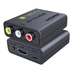 Convertitore video AV to HDMI IDATA SPDIF 71 Black 622083