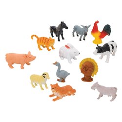 Animale fattoria allungabile W’TOY Assortito 40602