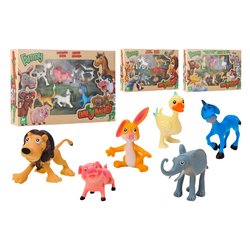 Set animali comici 6 pz ANIMALS MATES Assortito 42640