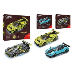 Auto Retrocarica con luci e suoni CUBIX 5a+ Assortito 42919