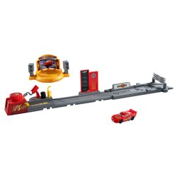 Playset pista di lancio Piston Cup con Saetta McQueen DISNEY CARS JDJ02