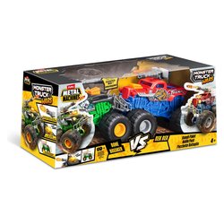 Set auto modelli Monster Truck Wars 2 pz Metal Machines 6793