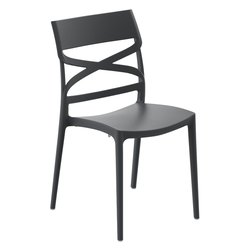 FLOW Sedia Grigio metal