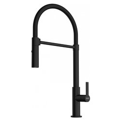 Miscelatore lavello semiprofessionale doccetta MARIS SLIM Nero opaco 115 0728 396